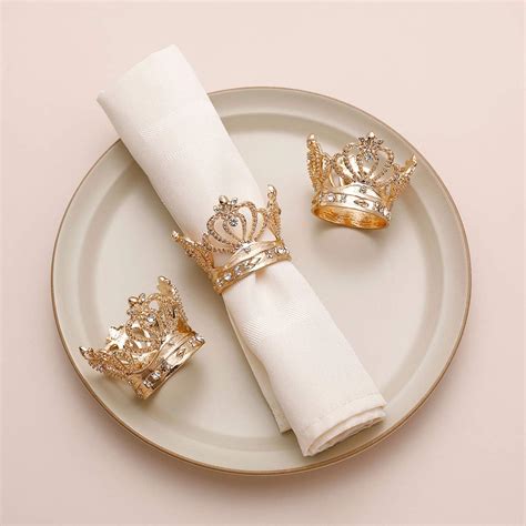 gold napkin rings amazon